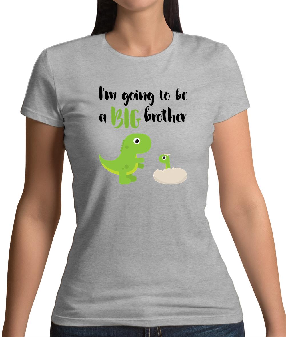 Big Brother Dinosaur Womens T-Shirt Big Brother Dinosaur Womens T-Shirt