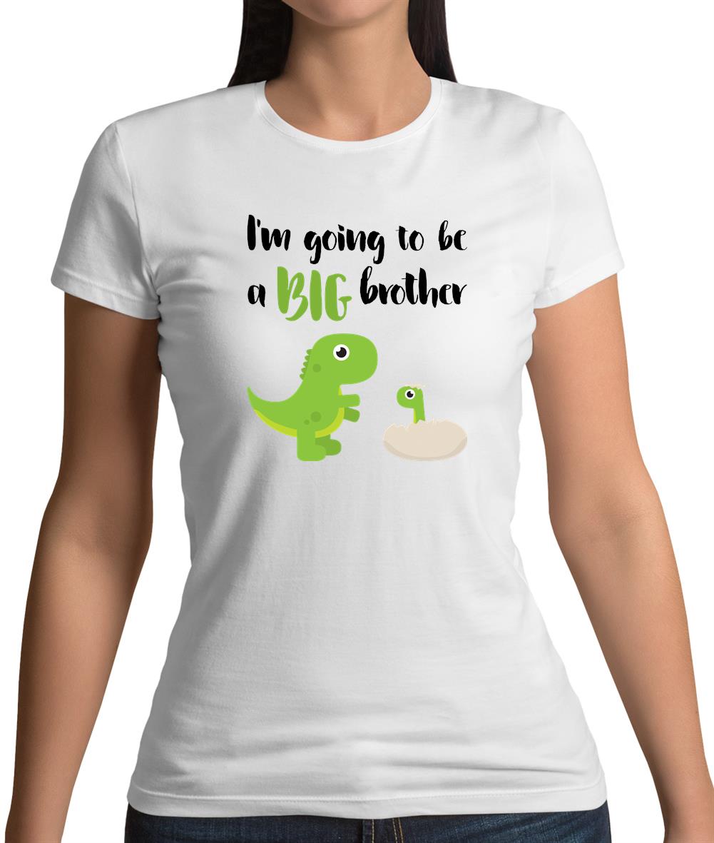 Big Brother Dinosaur Womens T-Shirt Big Brother Dinosaur Womens T-Shirt