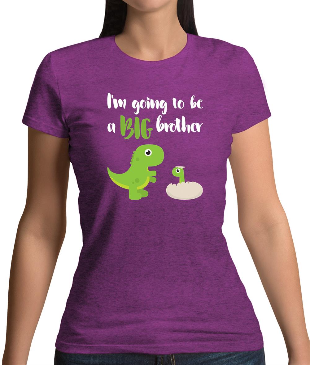 Big Brother Dinosaur Womens T-Shirt Big Brother Dinosaur Womens T-Shirt