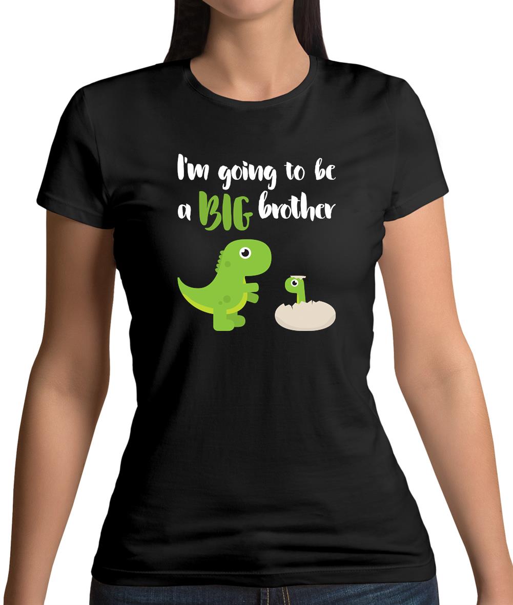 Big Brother Dinosaur Womens T-Shirt Big Brother Dinosaur Womens T-Shirt
