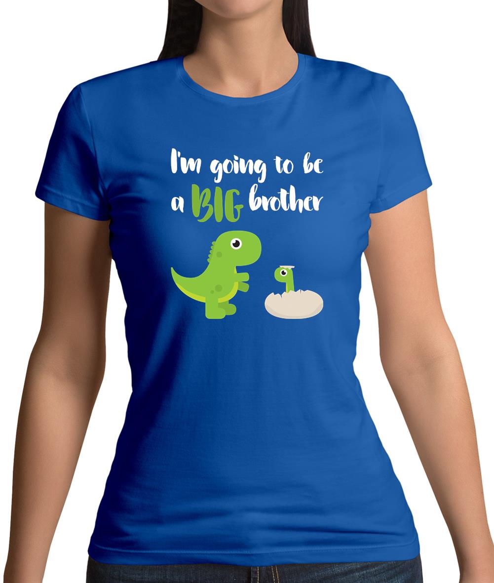 Big Brother Dinosaur Womens T-Shirt Big Brother Dinosaur Womens T-Shirt