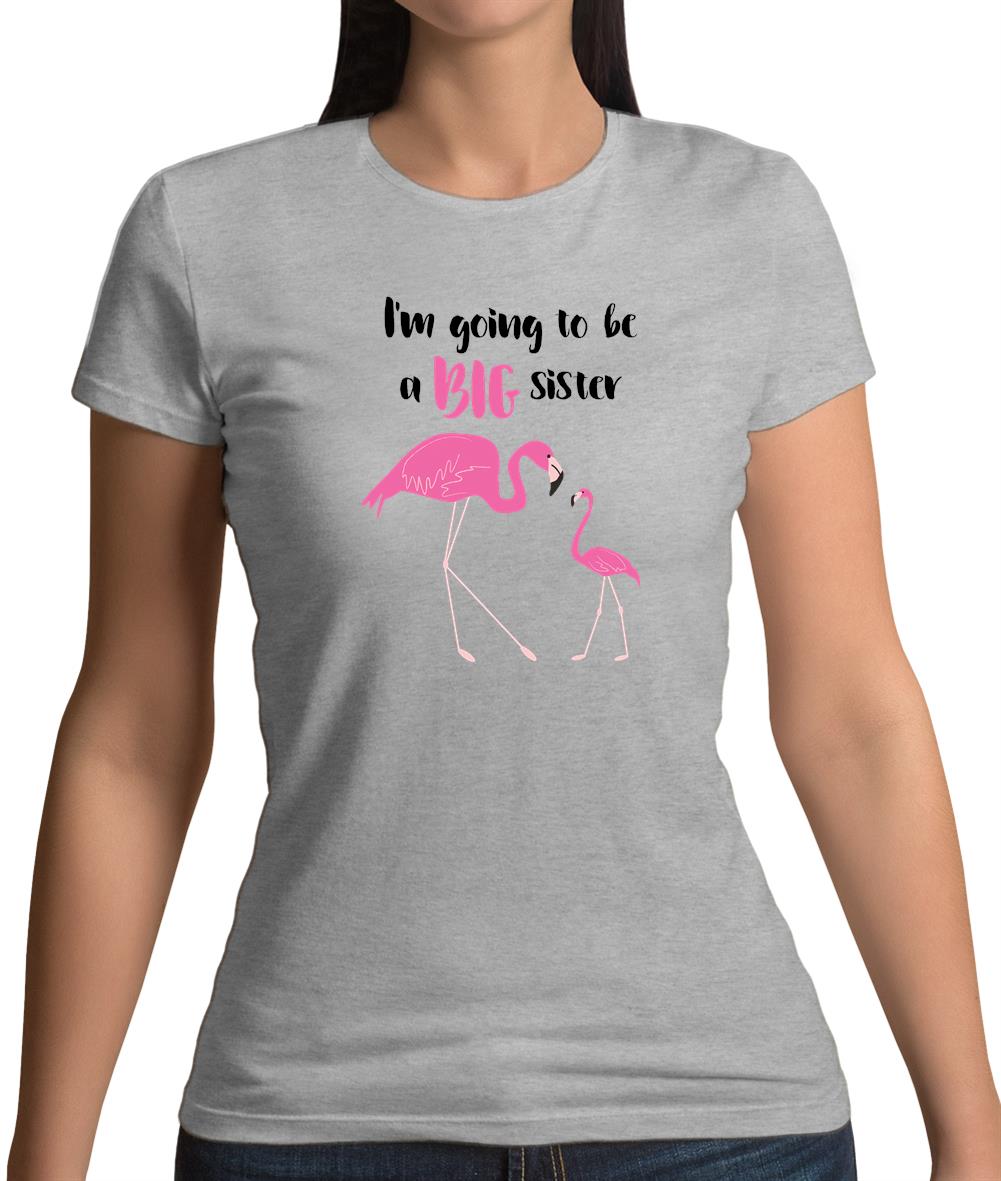 Big Sister Flamingo Womens T-Shirt Big Sister Flamingo Womens T-Shirt