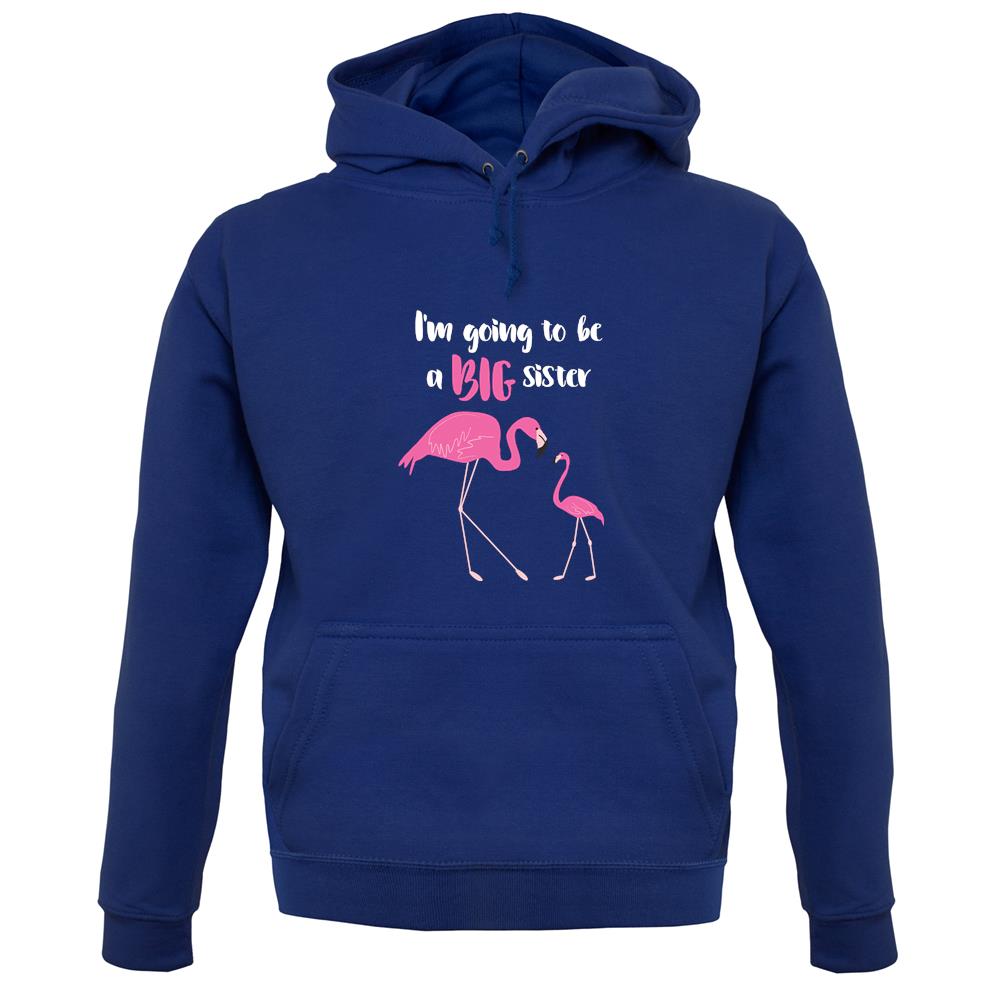 Big Sister Flamingo unisex hoodie Big Sister Flamingo unisex hoodie