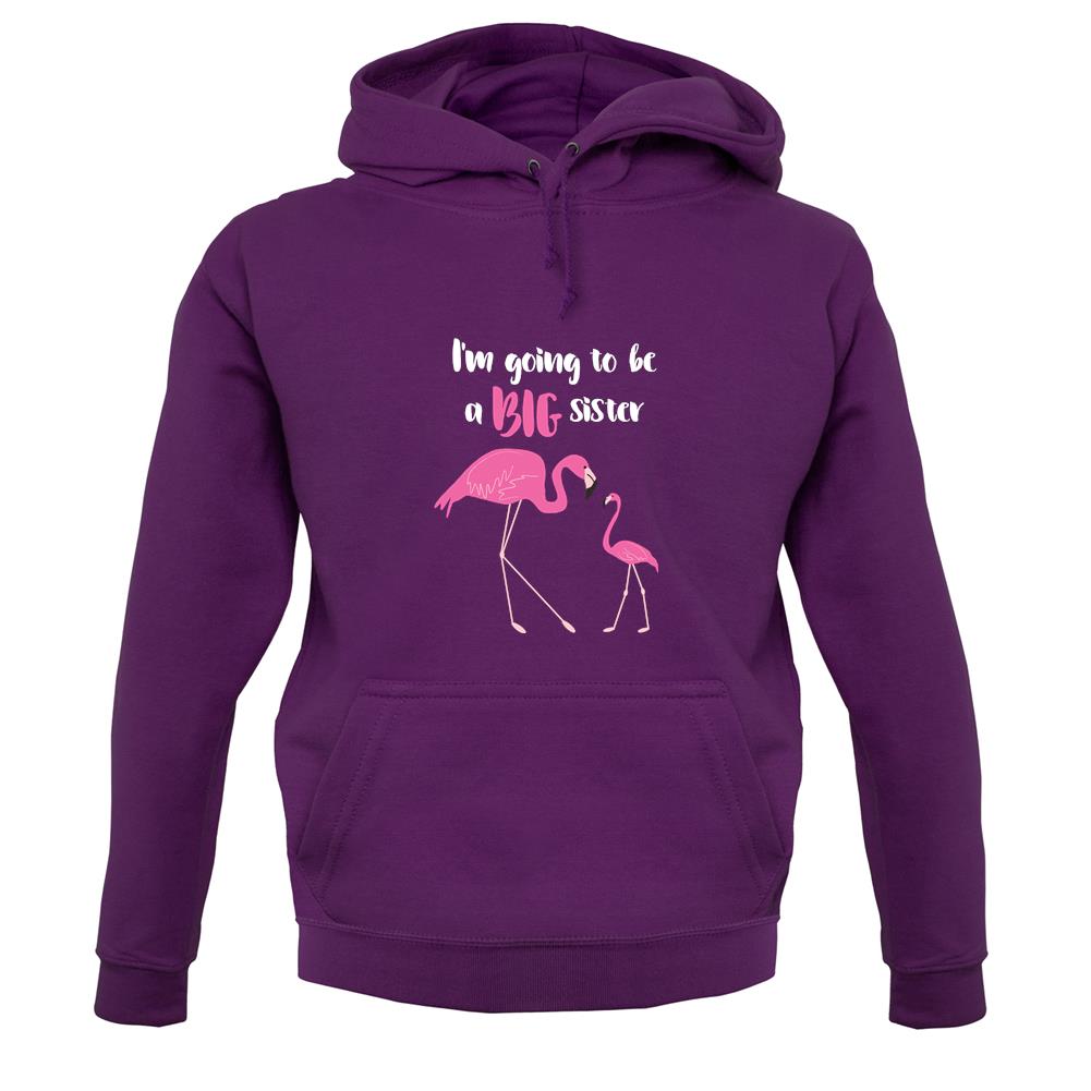 Big Sister Flamingo unisex hoodie Big Sister Flamingo unisex hoodie