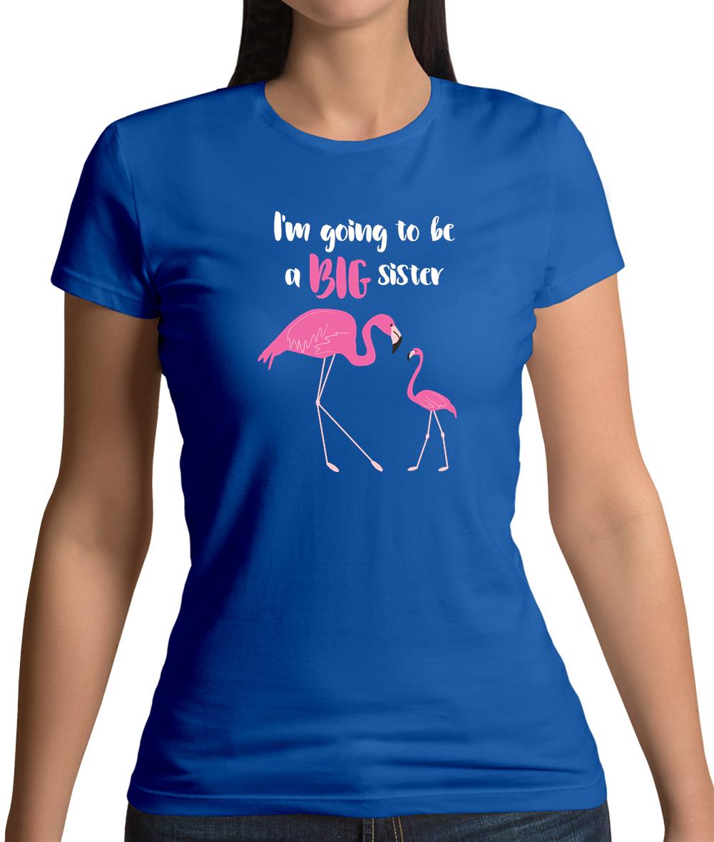 Big Sister Flamingo Womens T-Shirt Big Sister Flamingo Womens T-Shirt