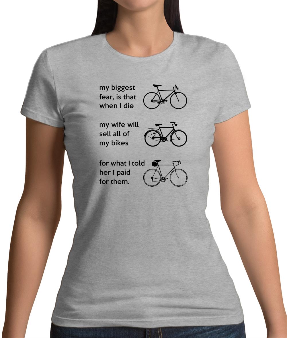 Wife Will Sell All Of My Bikes Womens T-Shirt Wife Will Sell All Of My Bikes Womens T-Shirt