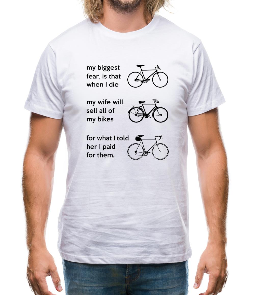 Wife Will Sell All Of My Bikes Mens T-Shirt Wife Will Sell All Of My Bikes Mens T-Shirt