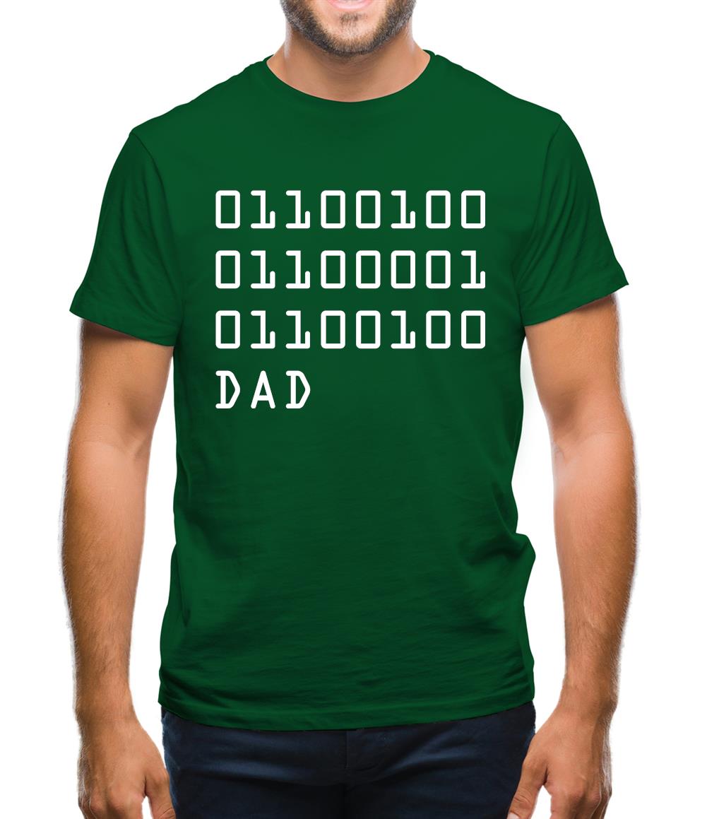 Binary Dad Mens T-Shirt Binary Dad Mens T-Shirt