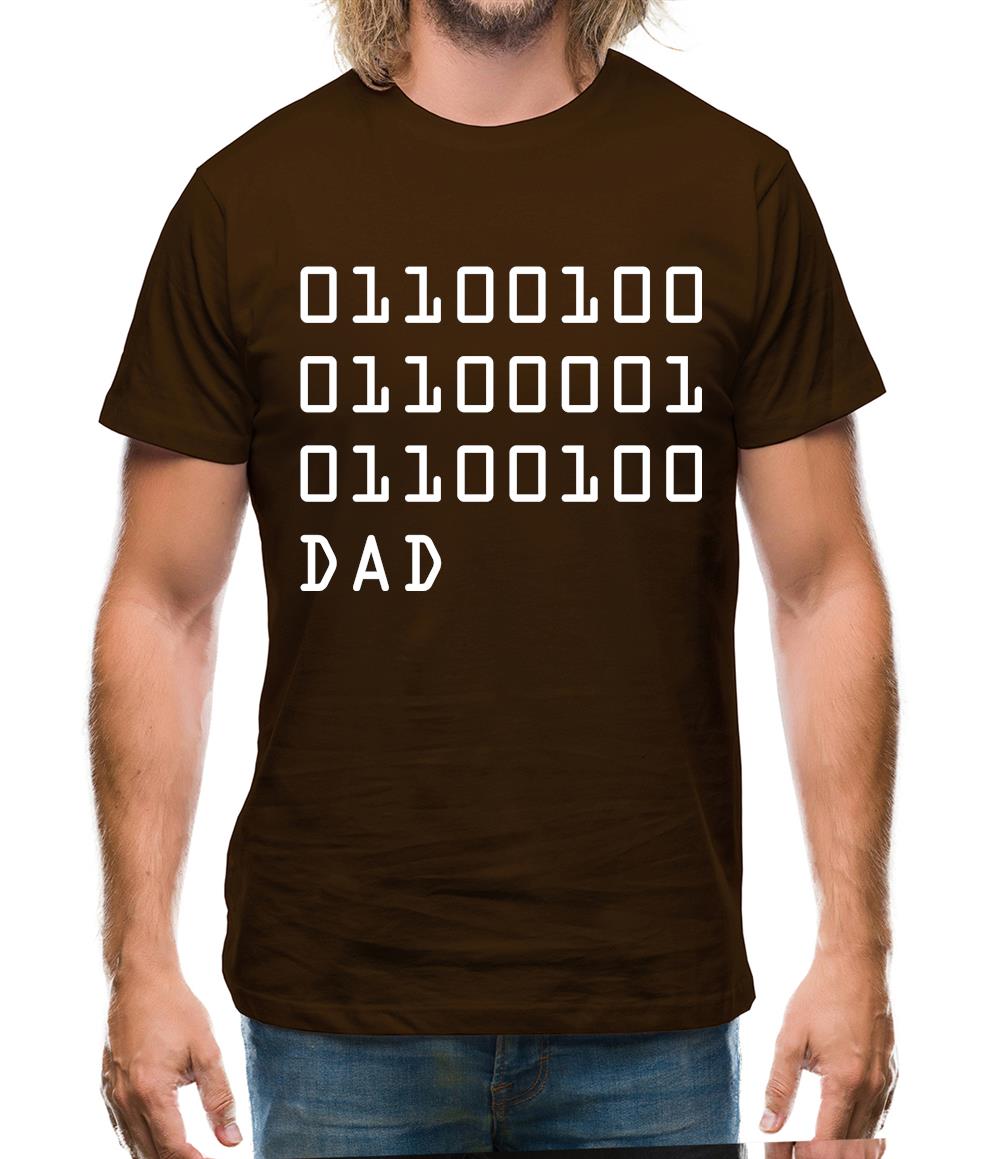 Binary Dad Mens T-Shirt Binary Dad Mens T-Shirt