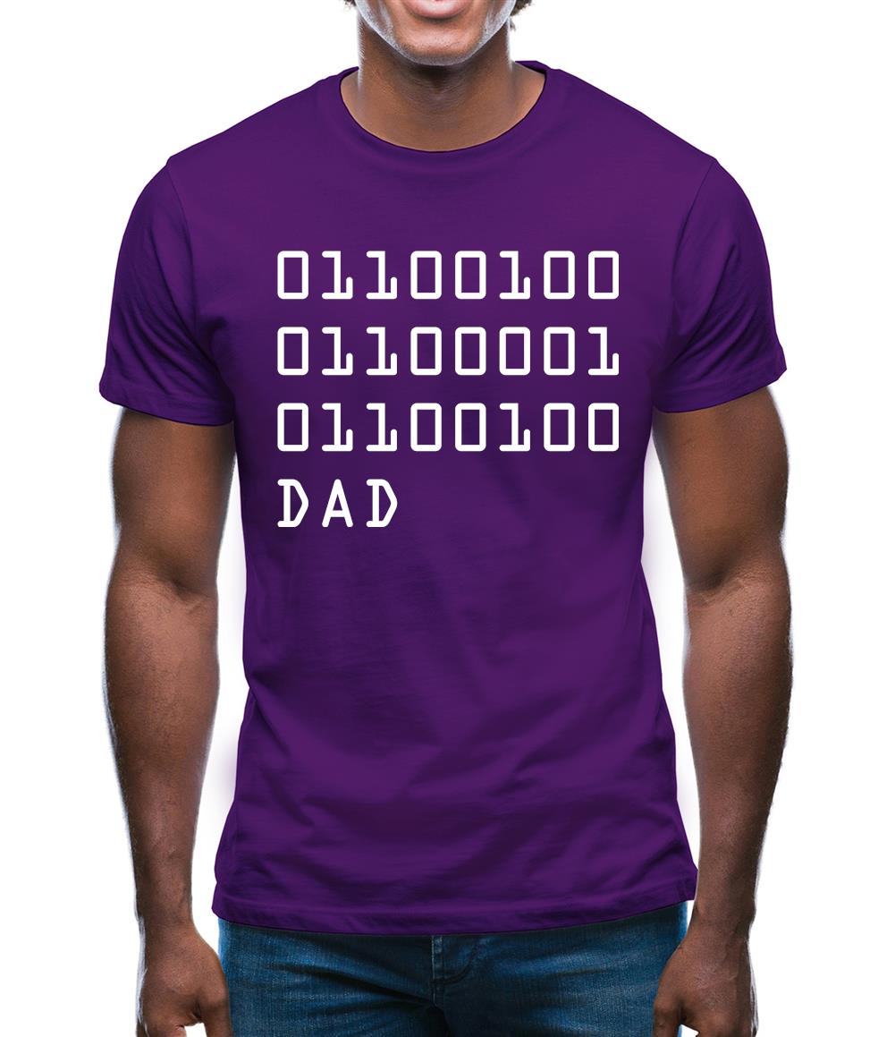 Binary Dad Mens T-Shirt Binary Dad Mens T-Shirt