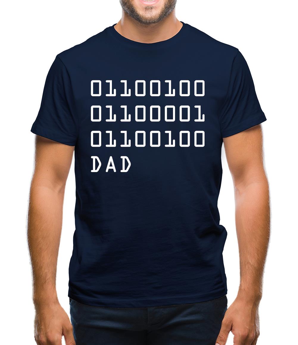 Binary Dad Mens T-Shirt Binary Dad Mens T-Shirt