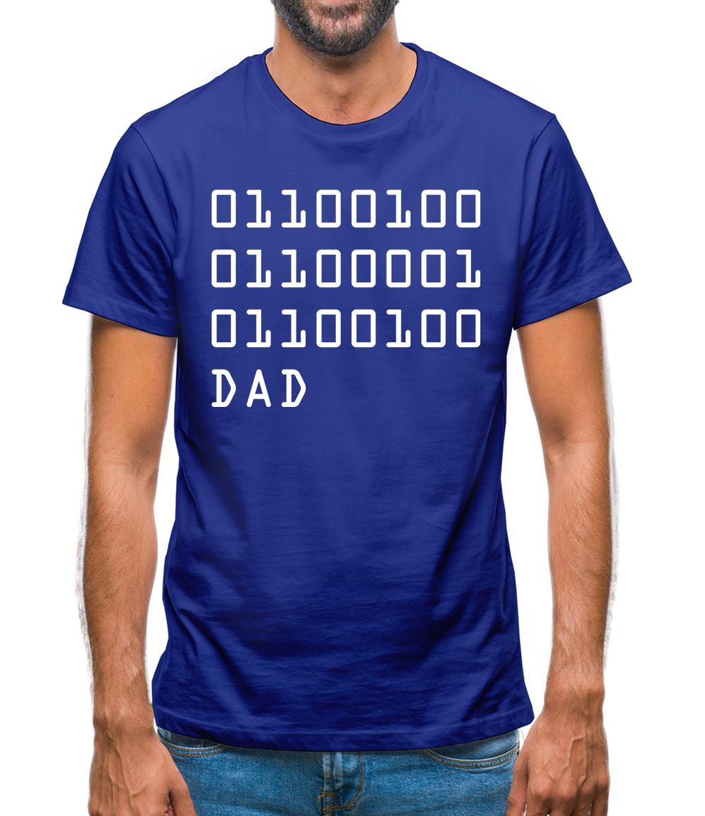 Binary Dad Mens T-Shirt Binary Dad Mens T-Shirt