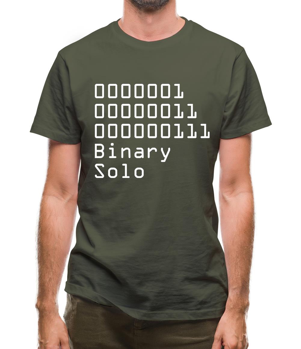 Binary Solo Mens T-Shirt Binary Solo Mens T-Shirt