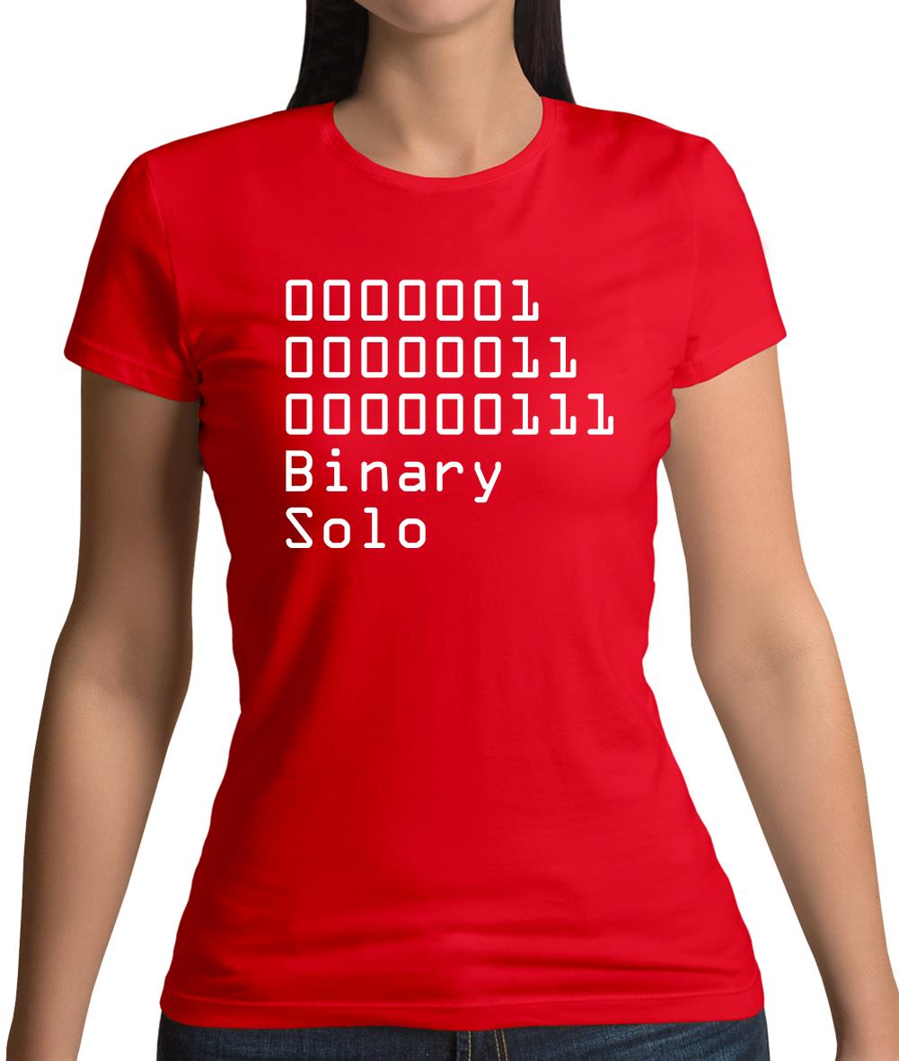 Binary Solo Womens T-Shirt Binary Solo Womens T-Shirt