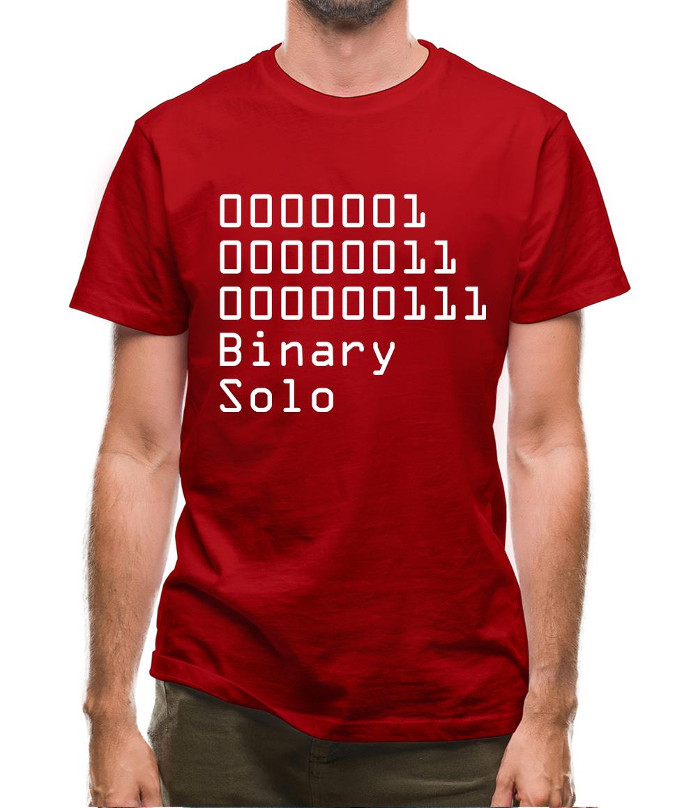Binary Solo Mens T-Shirt Binary Solo Mens T-Shirt