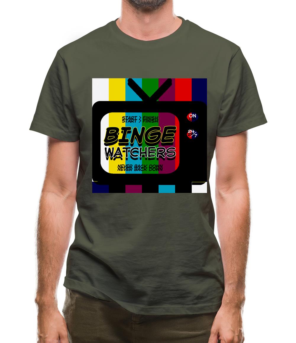 Binge Watchers Mens T-Shirt Binge Watchers Mens T-Shirt
