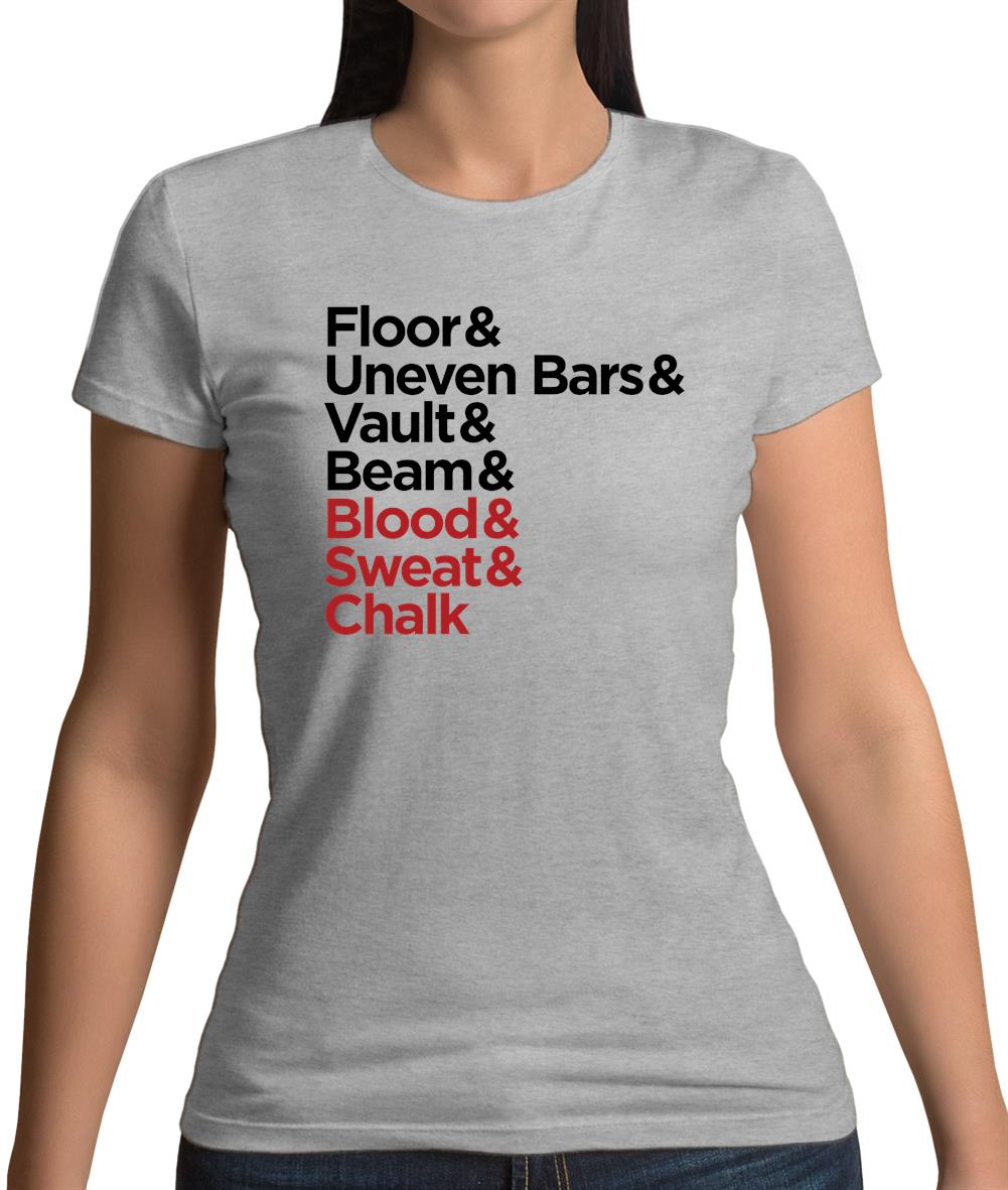 Blood Sweat And Chalk Womens T-Shirt Blood Sweat And Chalk Womens T-Shirt