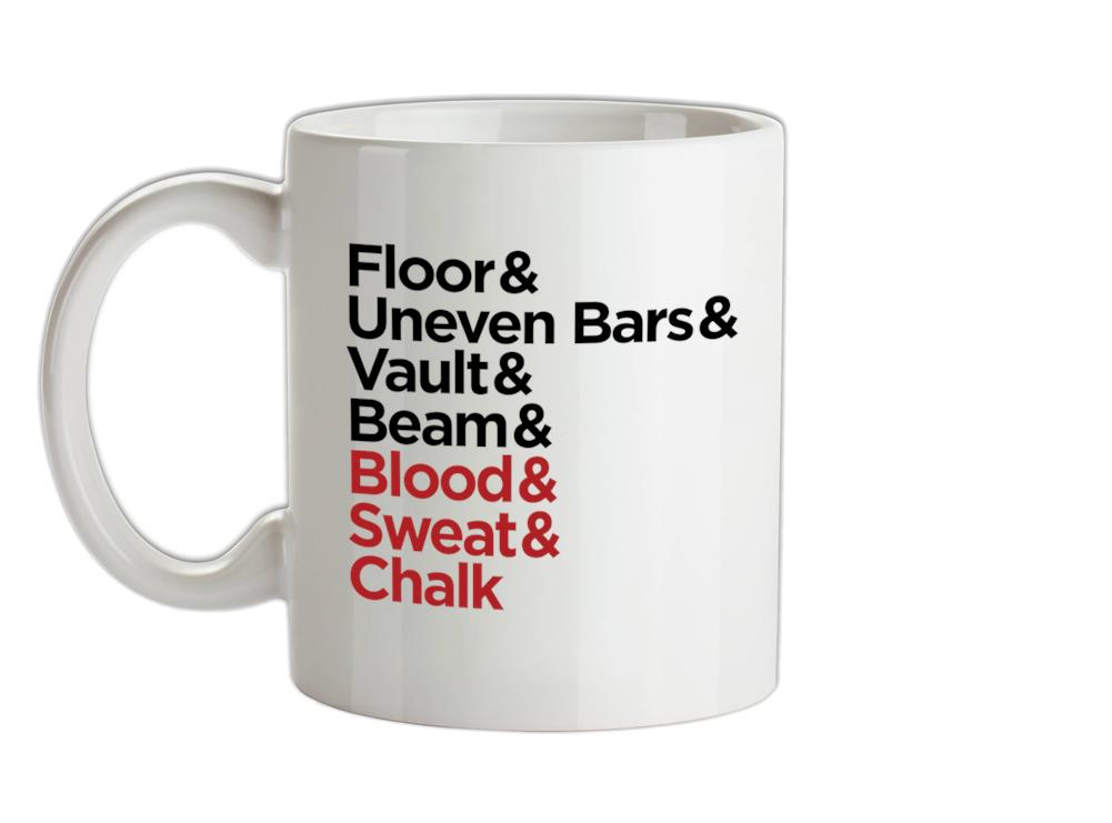 Blood Sweat And Chalk Ceramic Mug