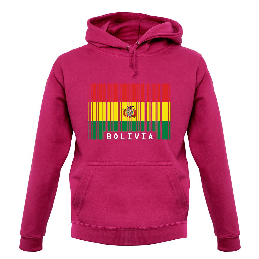 Bolivia Barcode Style Flag unisex hoodie Bolivia Barcode Style Flag unisex hoodie