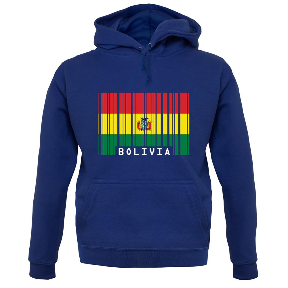 Bolivia Barcode Style Flag unisex hoodie Bolivia Barcode Style Flag unisex hoodie