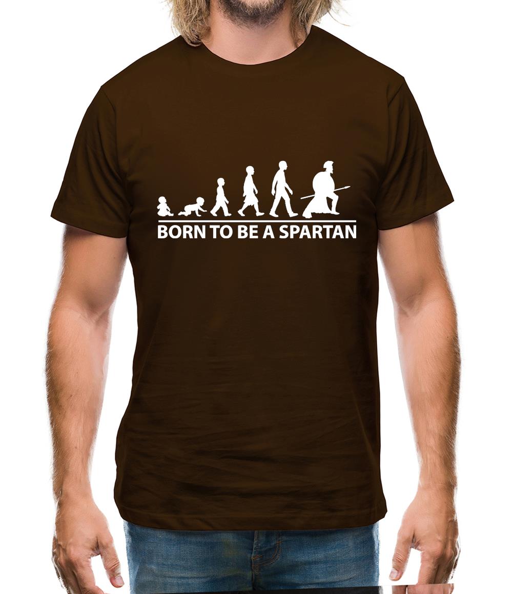 Born To Be A Spartan Mens T-Shirt Born To Be A Spartan Mens T-Shirt