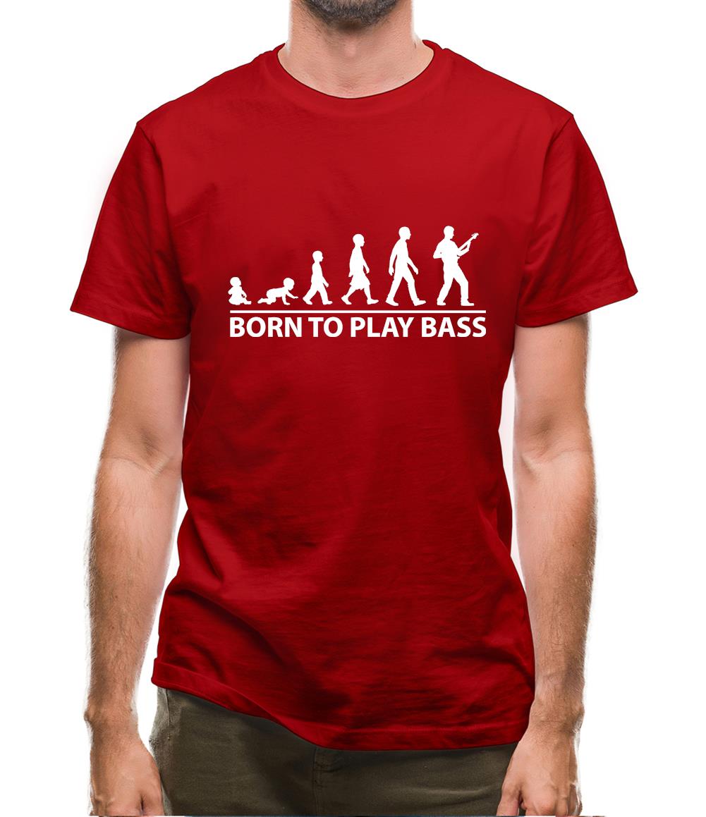 Born To Play Bass Mens T-Shirt Born To Play Bass Mens T-Shirt