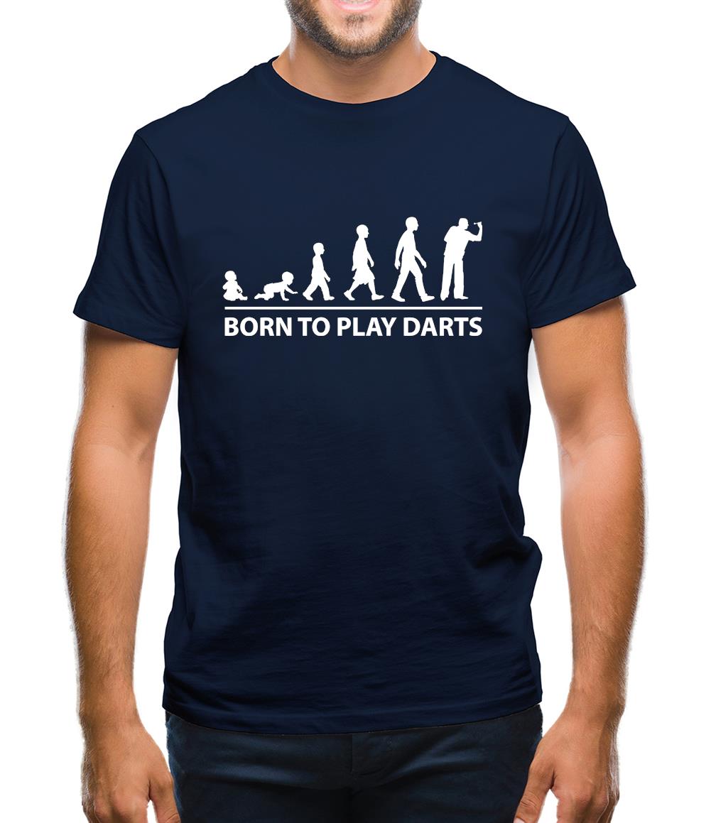 Born To Play Darts Mens T-Shirt Born To Play Darts Mens T-Shirt