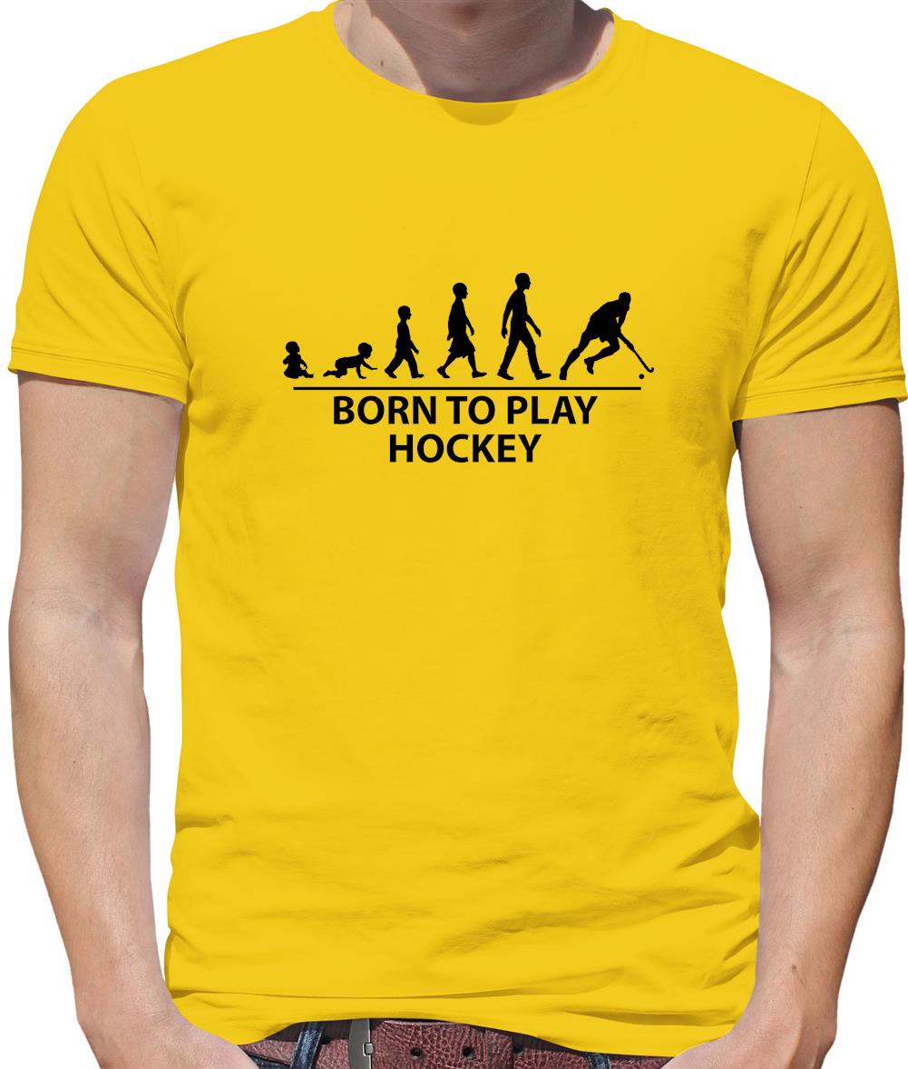 Born To Play Hockey Mens T-Shirt Born To Play Hockey Mens T-Shirt