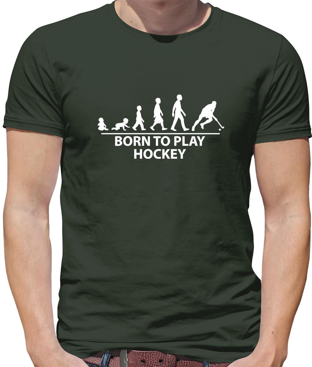 Born To Play Hockey Mens T-Shirt Born To Play Hockey Mens T-Shirt