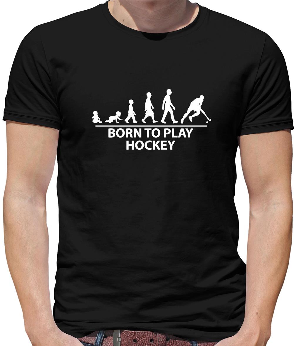 Born To Play Hockey Mens T-Shirt Born To Play Hockey Mens T-Shirt