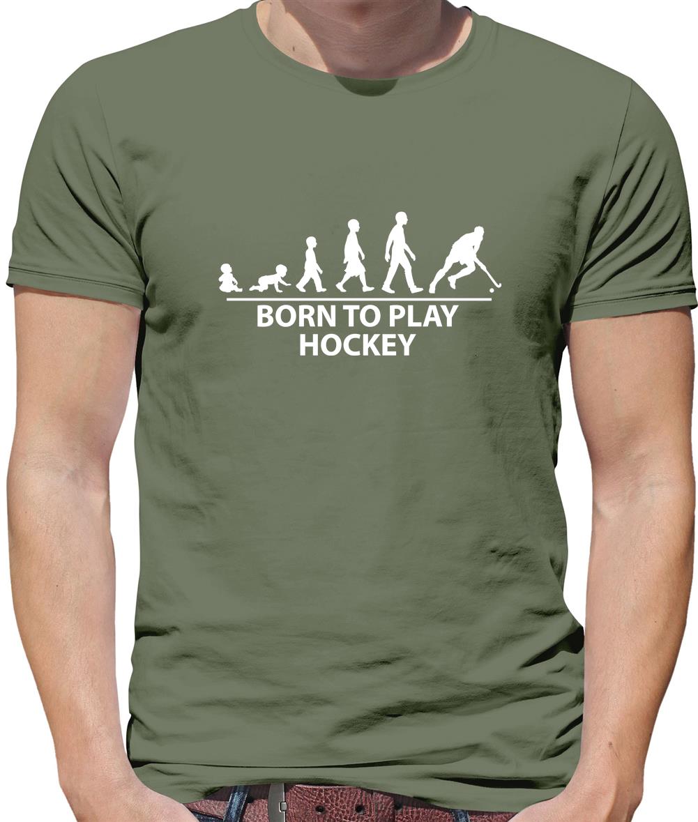 Born To Play Hockey Mens T-Shirt Born To Play Hockey Mens T-Shirt