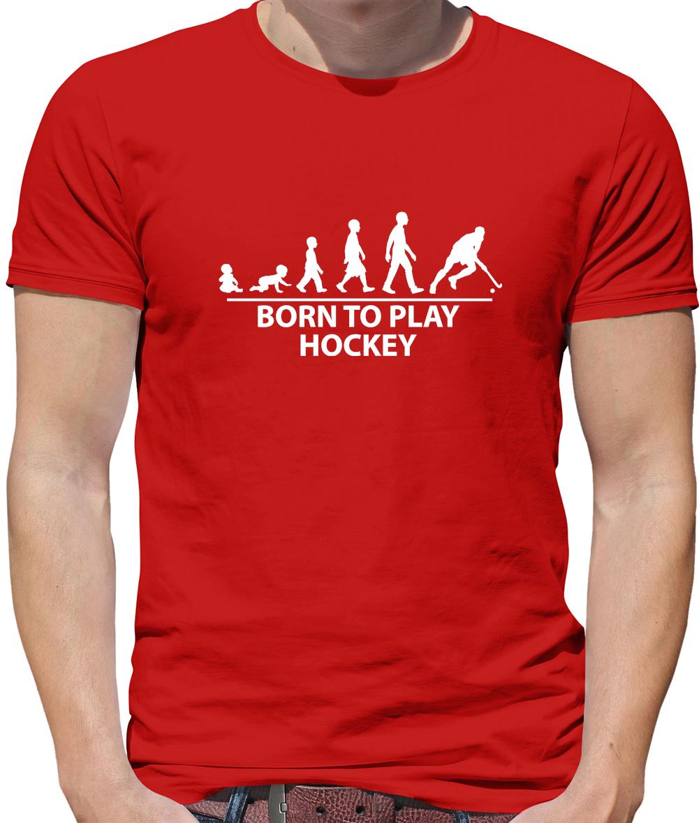 Born To Play Hockey Mens T-Shirt Born To Play Hockey Mens T-Shirt