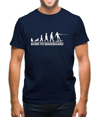Born To Wakeboard Mens T-Shirt