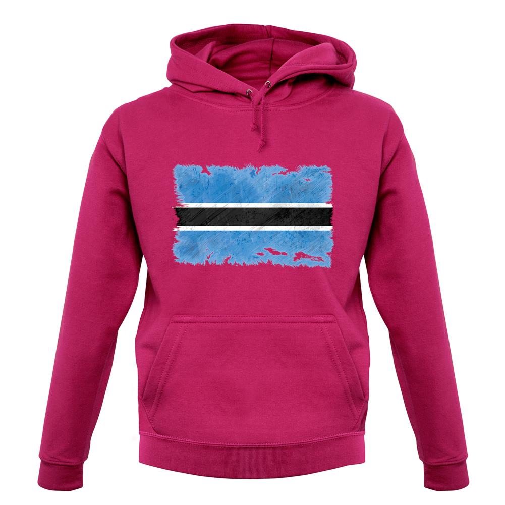 Botswana Grunge Style Flag unisex hoodie Botswana Grunge Style Flag unisex hoodie