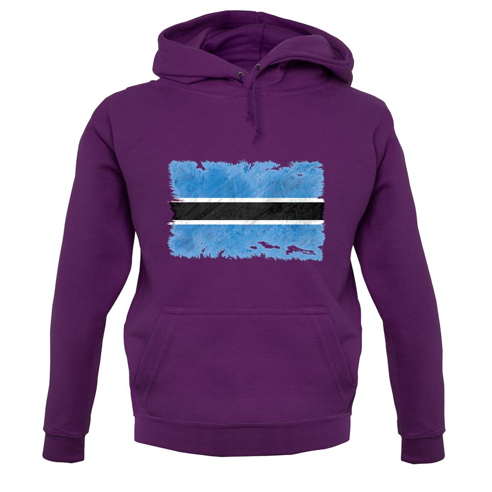 Botswana Grunge Style Flag unisex hoodie Botswana Grunge Style Flag unisex hoodie