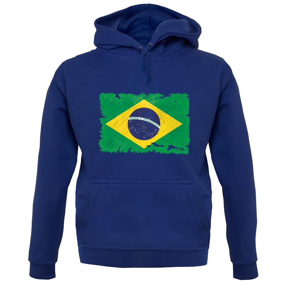 Brazil Grunge Style Flag unisex hoodie Brazil Grunge Style Flag unisex hoodie