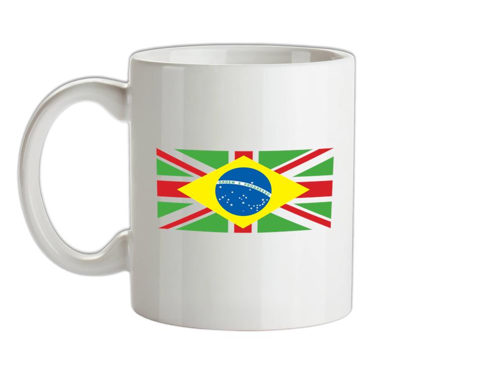 Brazil Union Jack Flag Ceramic Mug