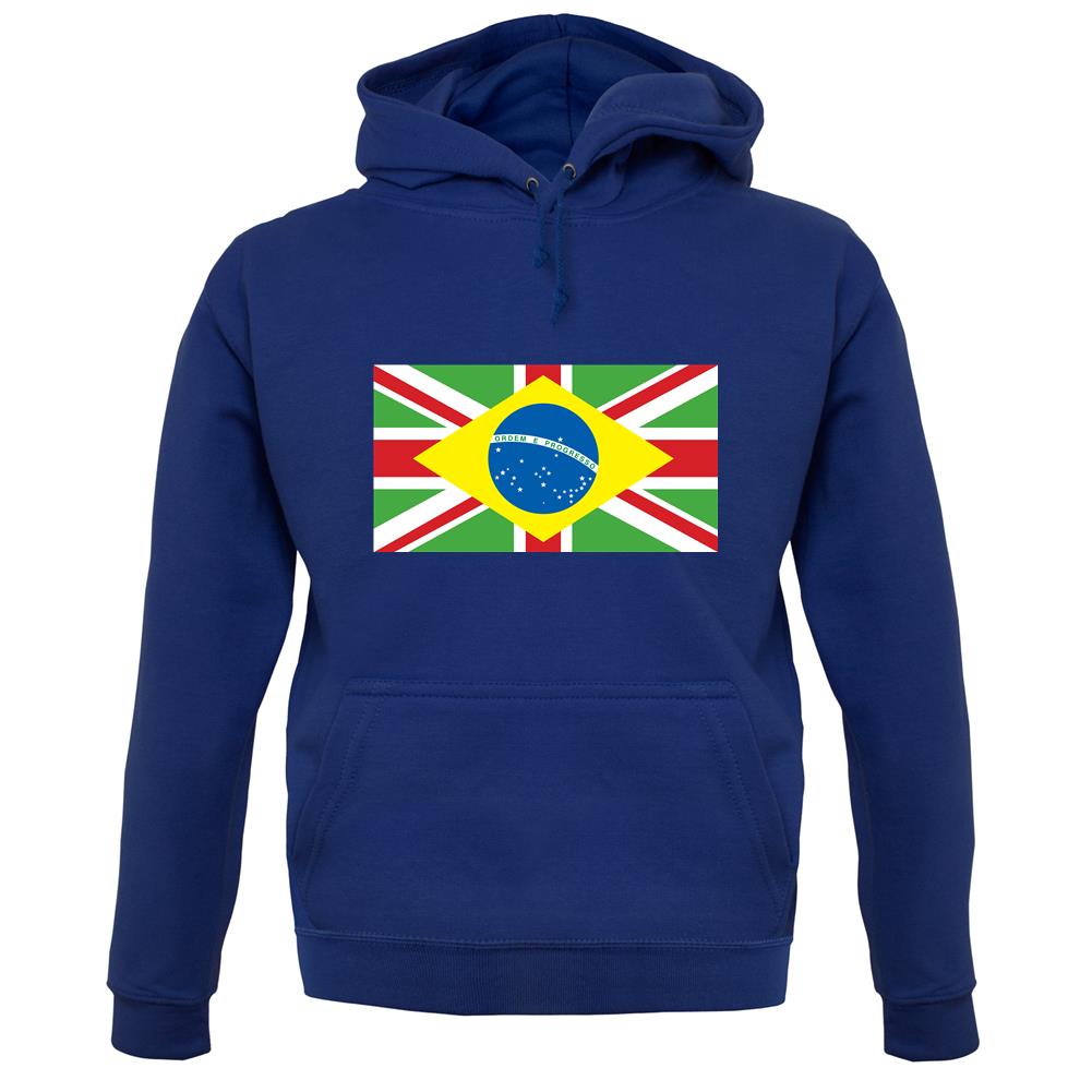 Brazil Union Jack Flag unisex hoodie Brazil Union Jack Flag unisex hoodie
