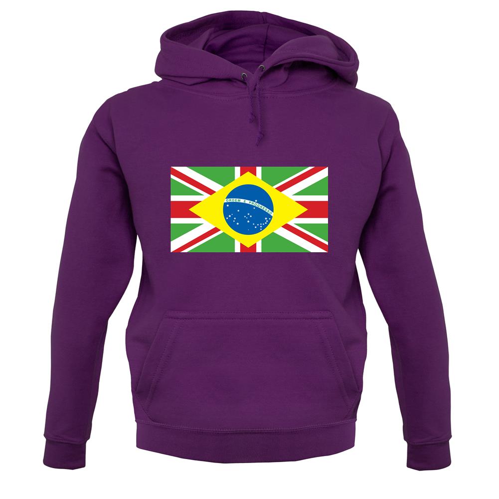 Brazil Union Jack Flag unisex hoodie Brazil Union Jack Flag unisex hoodie