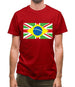 Brazil Union Jack Flag Mens T-Shirt Brazil Union Jack Flag Mens T-Shirt