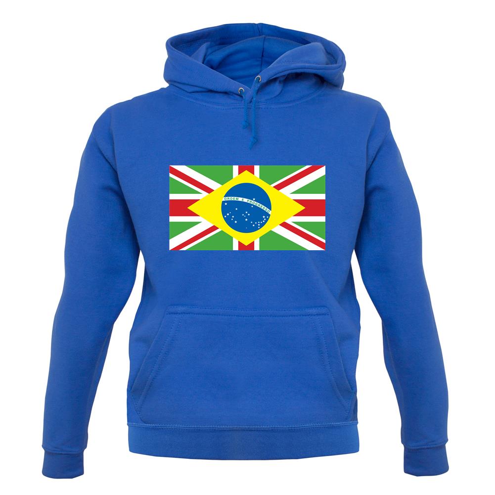Brazil Union Jack Flag unisex hoodie Brazil Union Jack Flag unisex hoodie