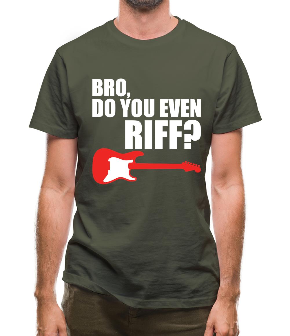 Bro Do You Even Riff Mens T-Shirt Bro Do You Even Riff Mens T-Shirt