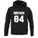 Brown 84 unisex hoodie Brown 84 unisex hoodie