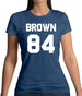 Brown 84 Womens T-Shirt Brown 84 Womens T-Shirt