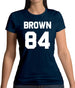 Brown 84 Womens T-Shirt Brown 84 Womens T-Shirt