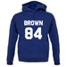 Brown 84 unisex hoodie Brown 84 unisex hoodie