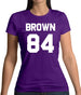 Brown 84 Womens T-Shirt Brown 84 Womens T-Shirt