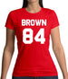 Brown 84 Womens T-Shirt Brown 84 Womens T-Shirt