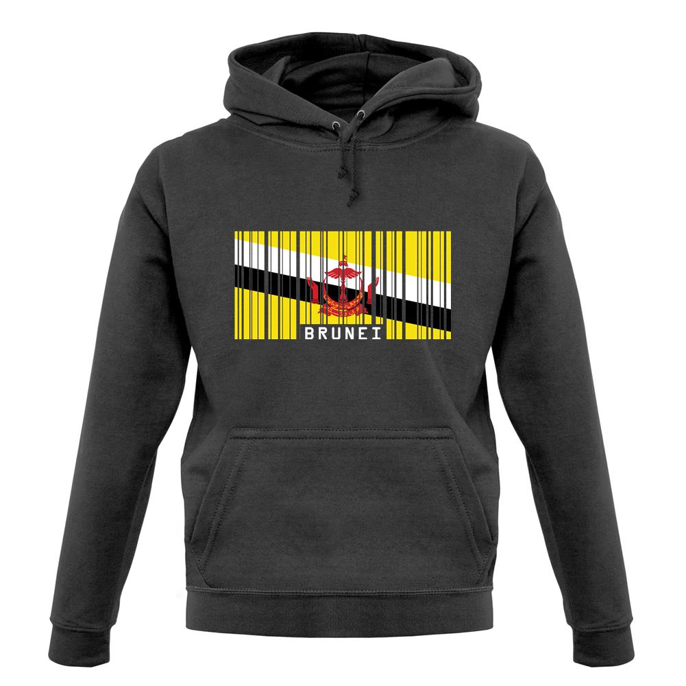 Brunei Barcode Style Flag unisex hoodie Brunei Barcode Style Flag unisex hoodie