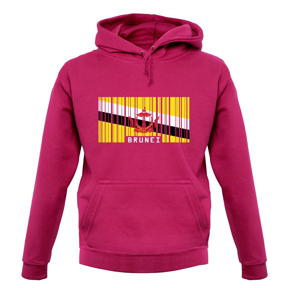 Brunei Barcode Style Flag unisex hoodie Brunei Barcode Style Flag unisex hoodie
